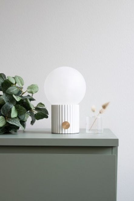 Hovedbilde Globen Lighting Hubble 15 Bordlampe, Hvit