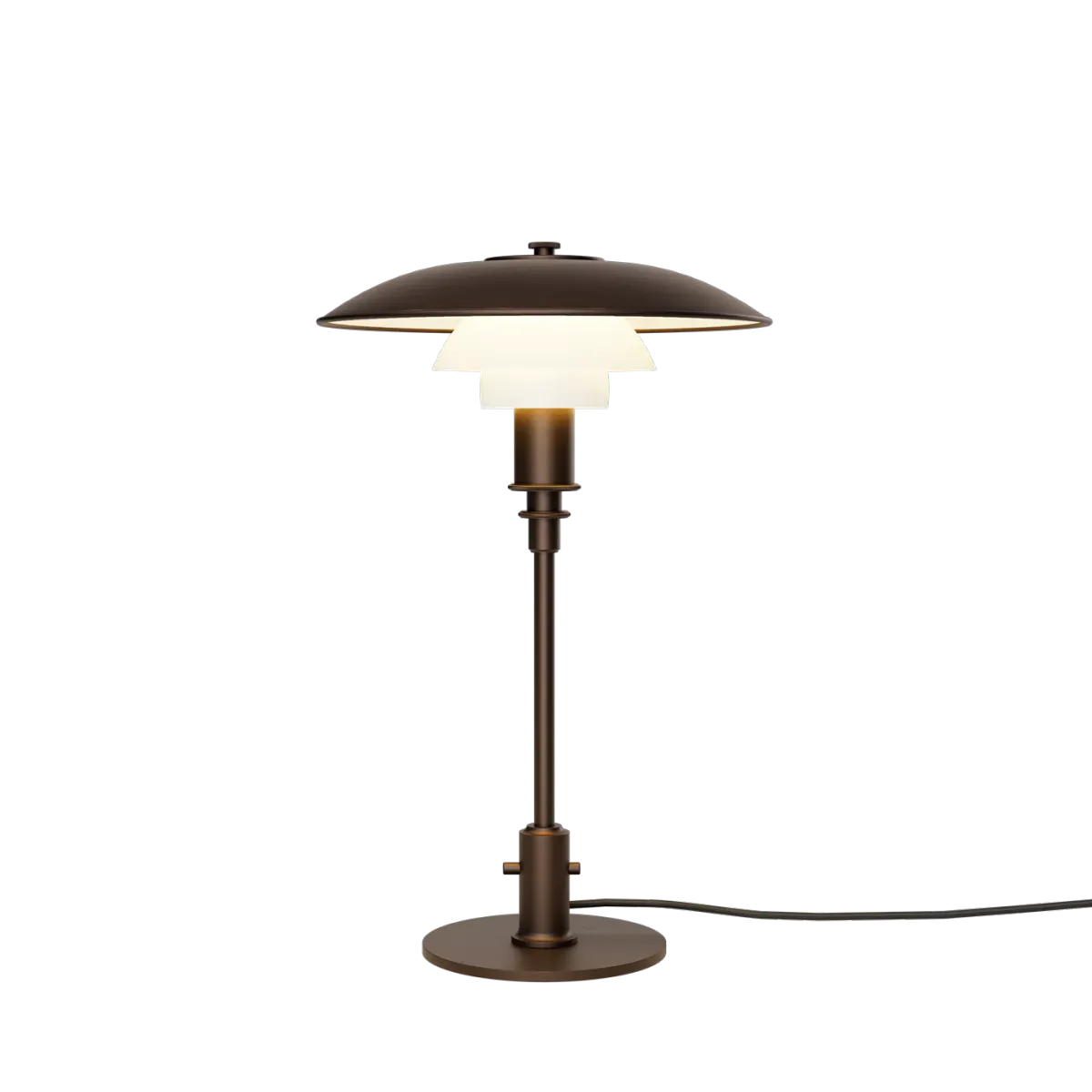Louis Poulsen PH 3/2 Aged Brass Opal Bordlampe levering ultimo september 2025