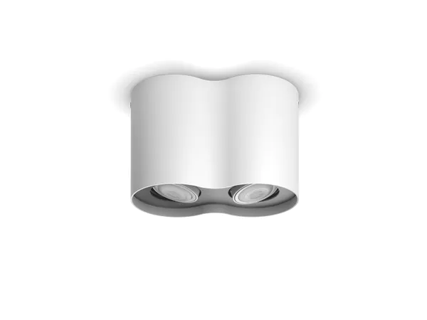 Hovedbilde Philips Hue Pillar Takspot Dobbel, Hvit (u/fjernkontroll)