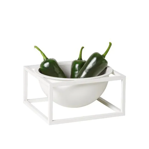 Hovedbilde By Lassen Kubus Bowl Centerpiece Liten, Hvit