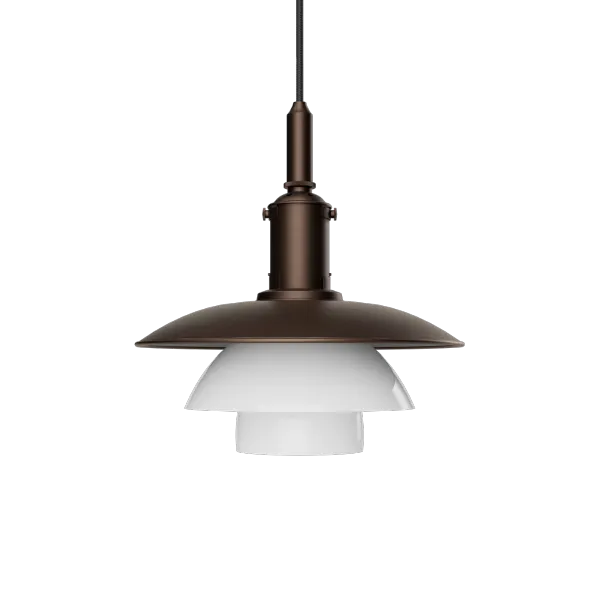 Hovedbilde Louis Poulsen PH 3/3 Aged Brass Opal Pendel levering ultimo september 2025