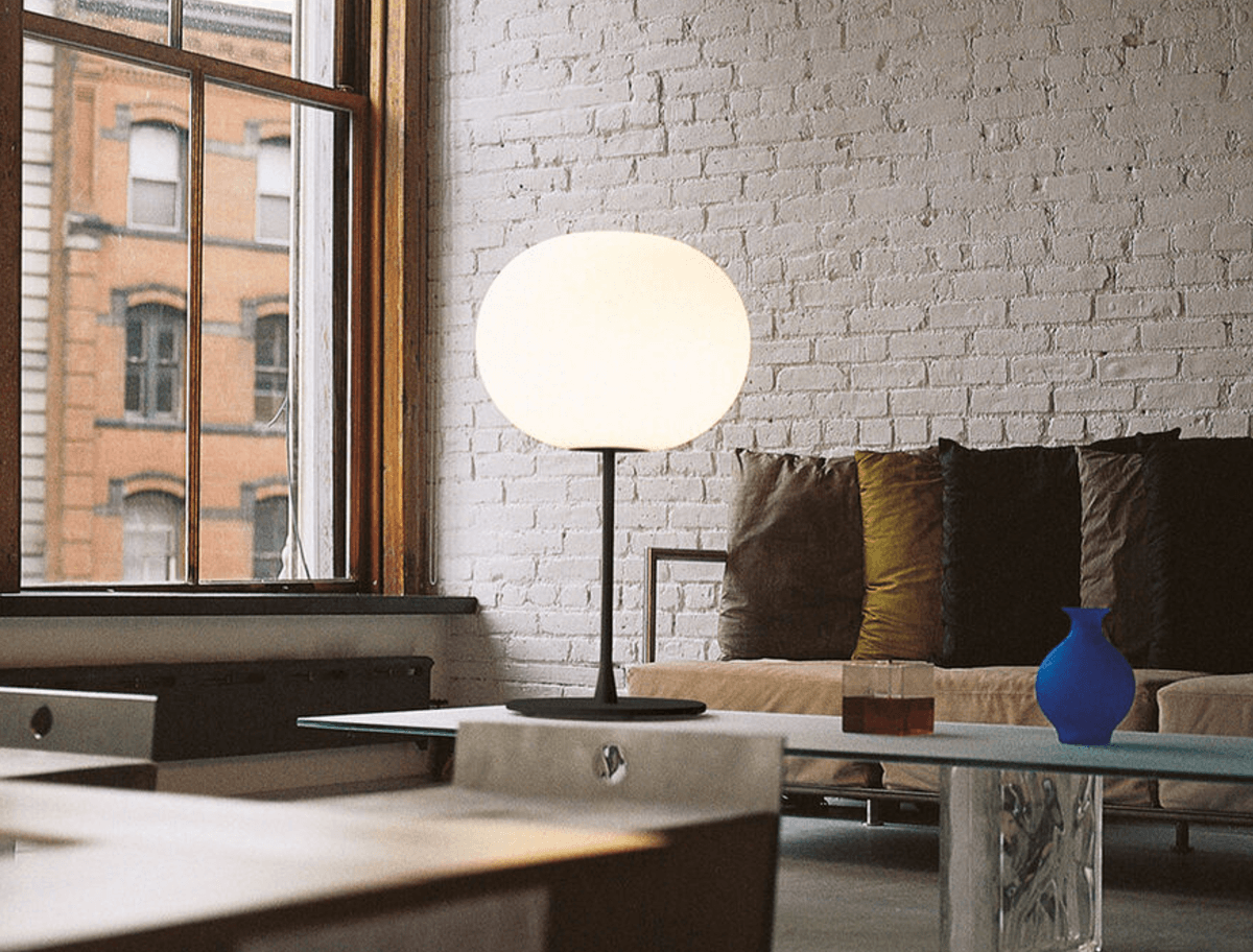 Flos - Glo-Ball Table 1 whit/grey  - Todelt