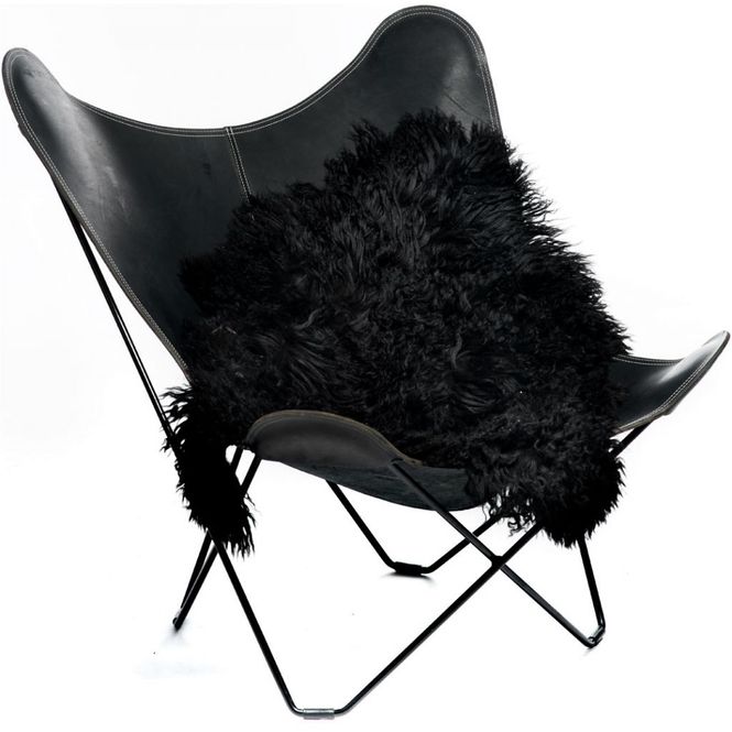 Hovedbilde Austrian Curly Sheepskin, 90cm (Blacky)