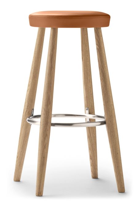 Hovedbilde Carl Hansen CH56 Barstol, Såpet Eik/Loke 7050