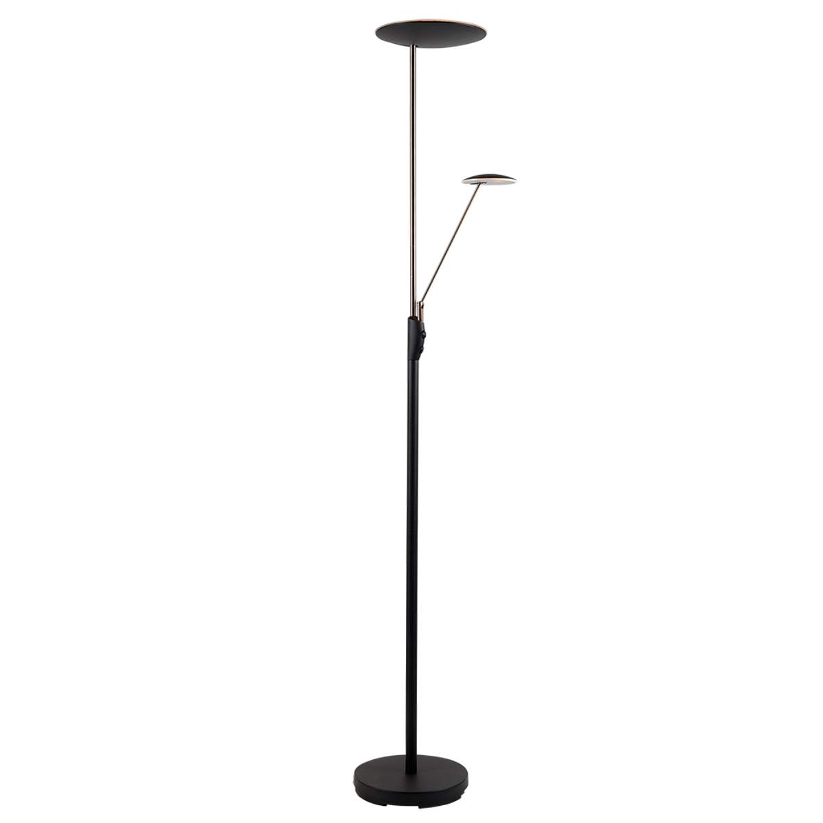 Bergamo LED Uplight Gulvlampe, Svart