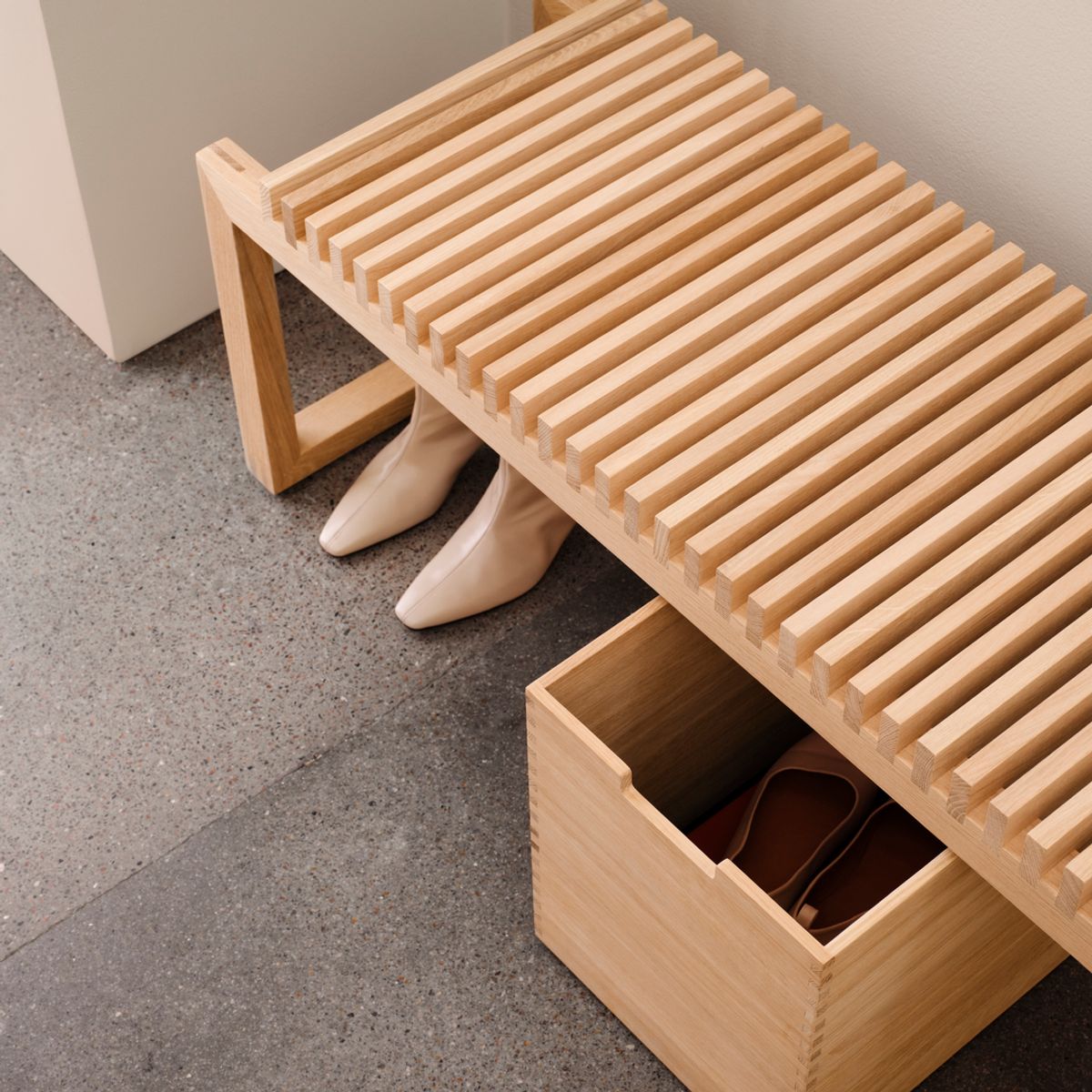Fritz Hansen Cutter Benk, Teak