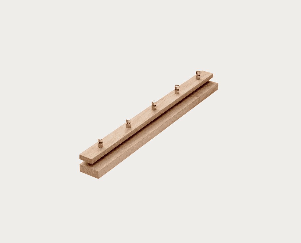 Fritz Hansen Cutter Coat Rack, Eik