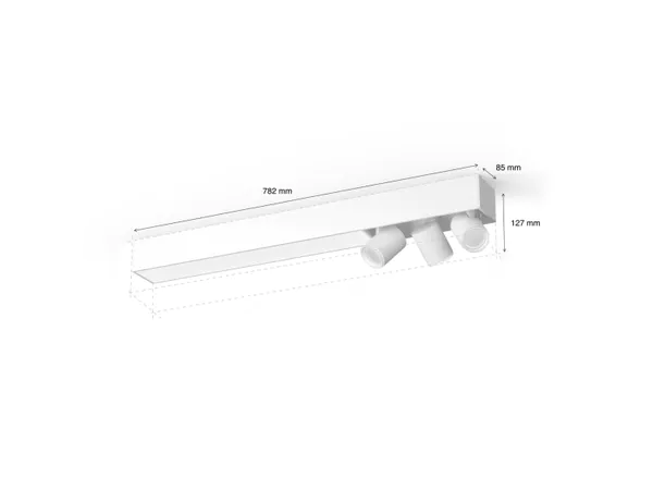 Hovedbilde Philips Hue Centris Taklampe 3 Spot, Hvit