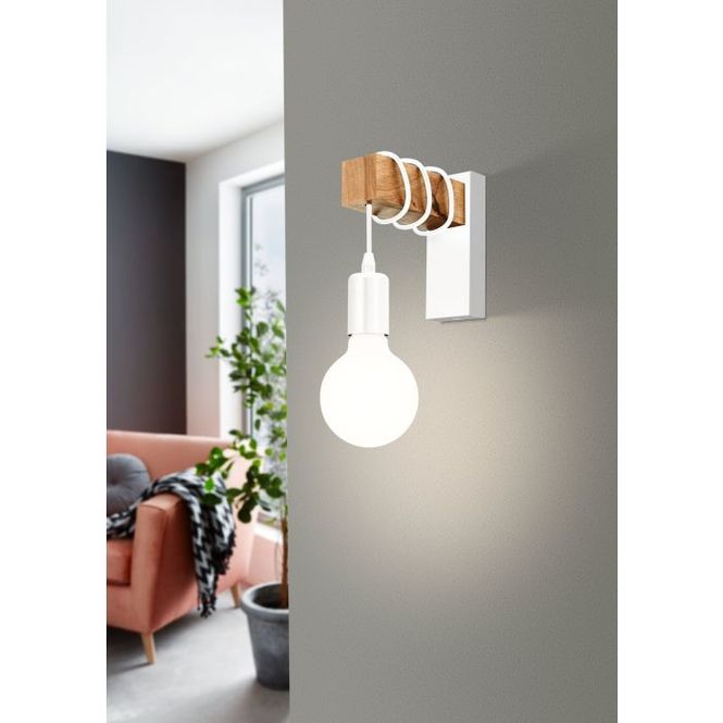 Hovedbilde Eglo Townshend Vegglampe, Hvit