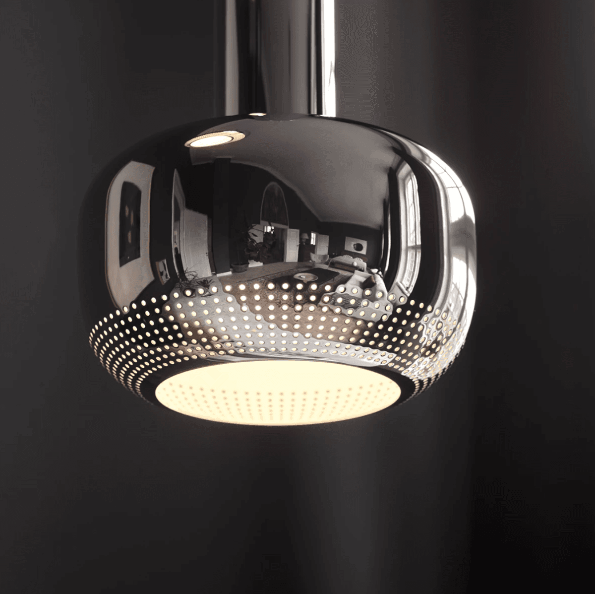 Louis Poulsen VL 56 Pendel, Krom