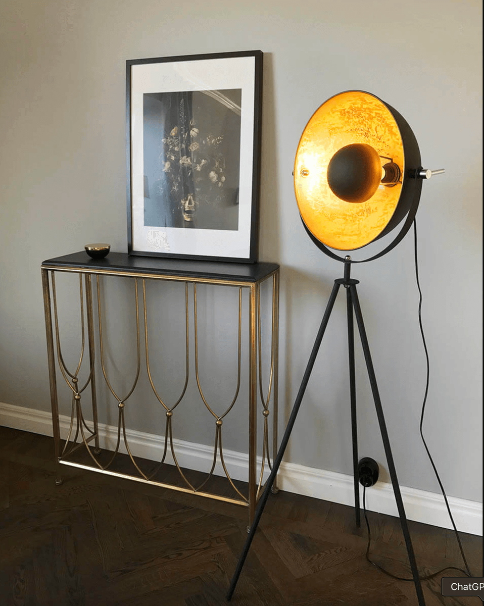 By Rydens Captain Mini Gulvlampe 145cm, Sandsvart