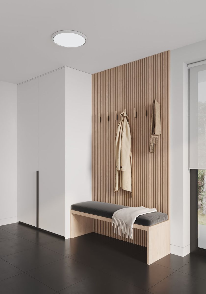 Nordlux Oja 42 Plafond Dimbar IP54, trefolie
