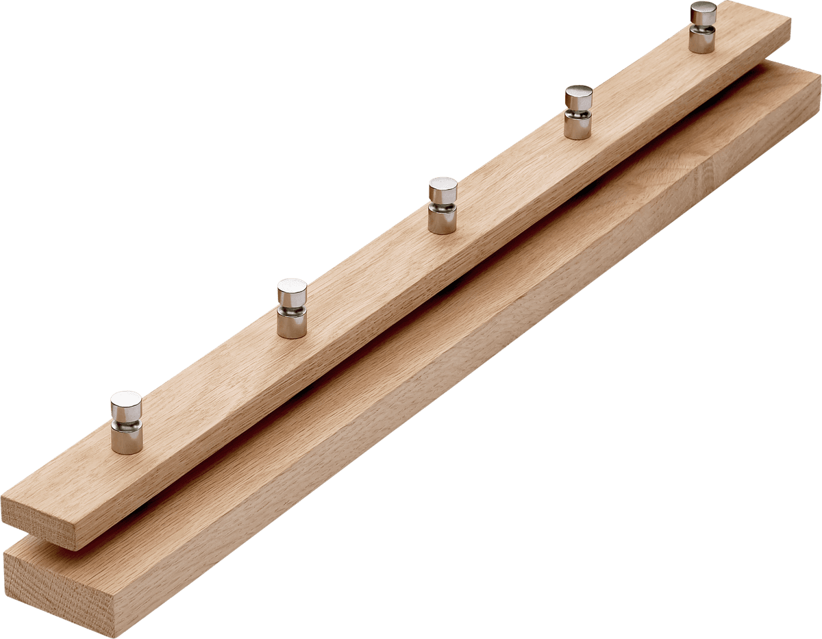 Fritz Hansen Cutter Coat Rack 72, Hvitoljet Eik