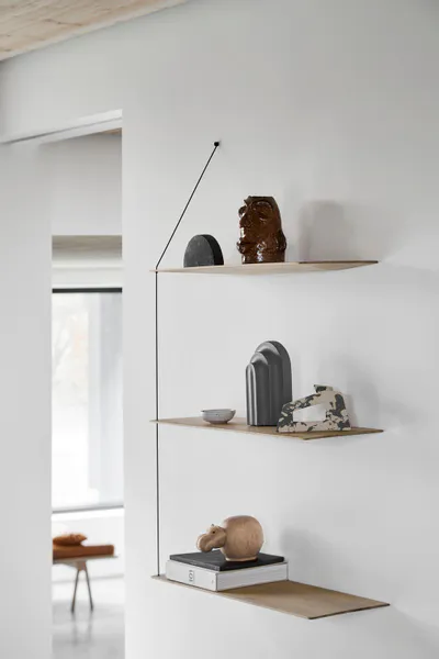 Hovedbilde Woud Stedge shelf 80cm, hvitoljet eik
