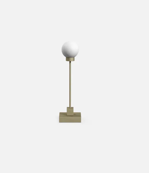 Hovedbilde Northern Snowball oppladbat bordlampe Brass