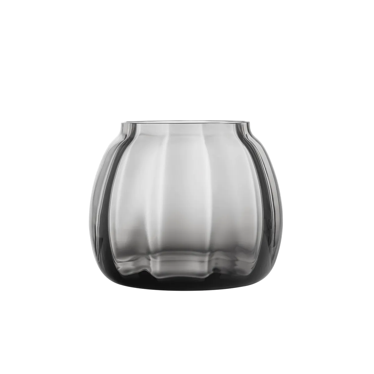 Hadeland Ella vase 140mm, røkgrå
