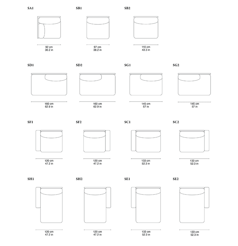 Fogia Supersoft - Modulsofa