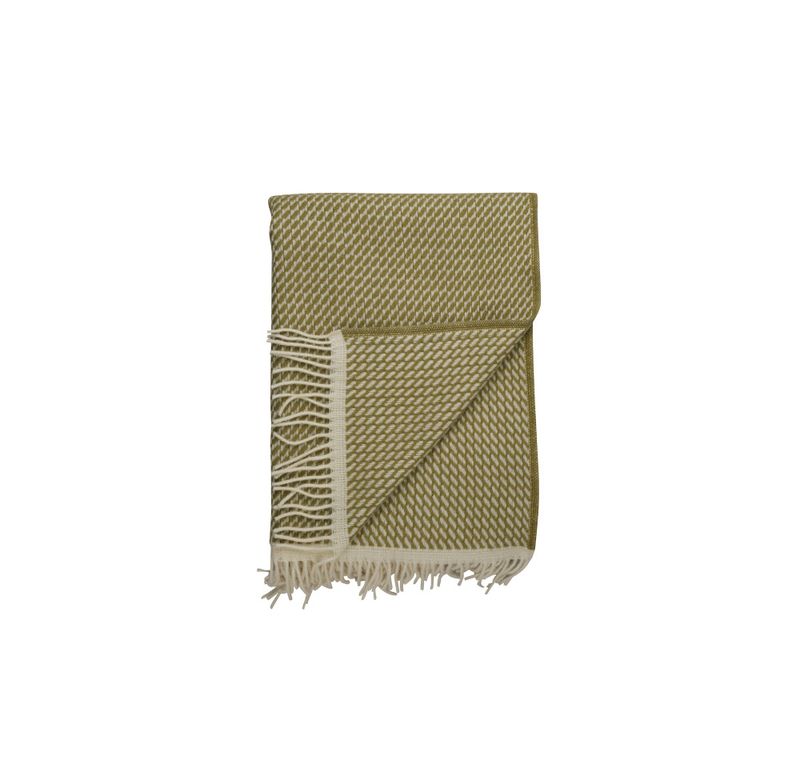 Røros Tweed Mello Pledd, Green Leaf
