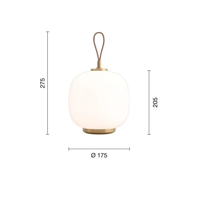 Louis Poulsen VL45 Radiohus Oppladbar Bordlampe, Pale Rose