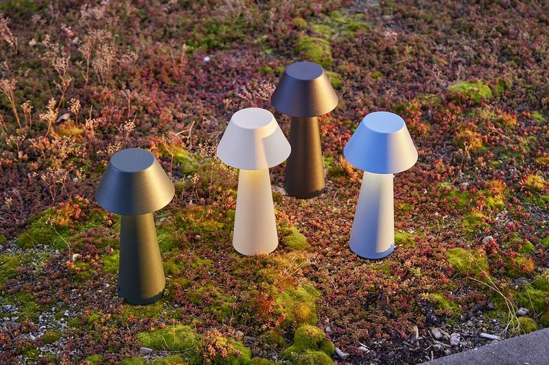 Max Oppladbar Bordlampe, Khaki